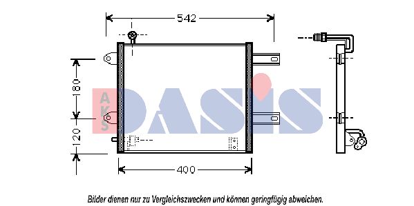 AKS DASIS Lauhdutin, ilmastointilaite 042001N